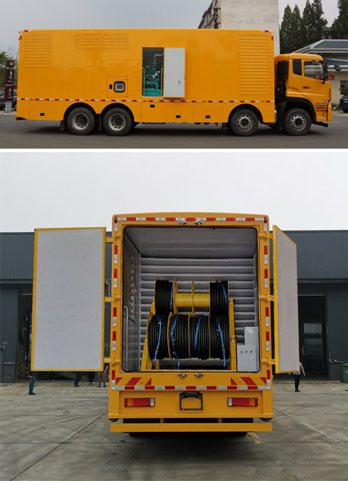 東風(fēng)天龍8*4電源車（500-1200KW）